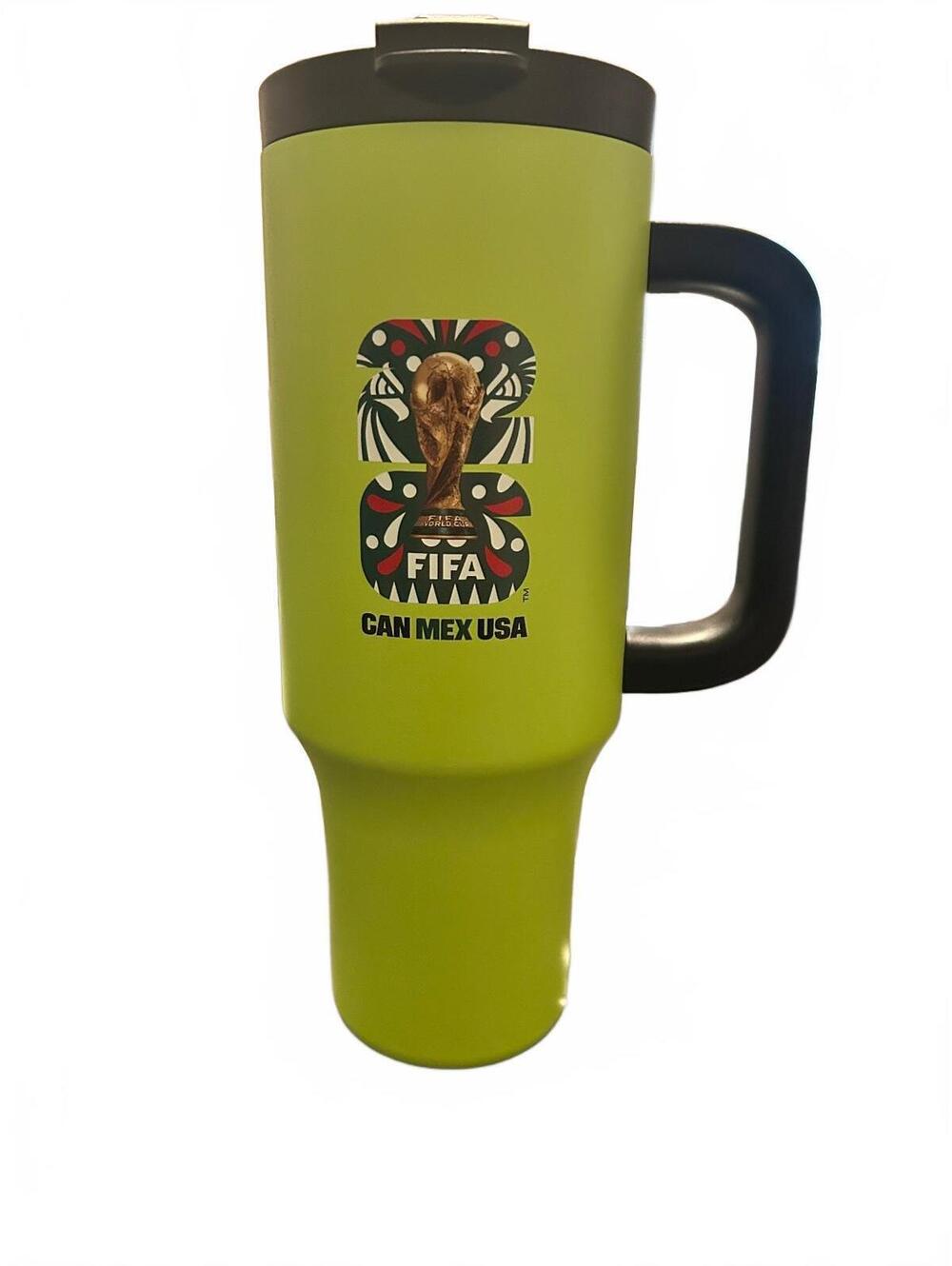 FIFA World Cup 2026 Commemorative Stainless Steel Travel Mug - CAN MEX USA